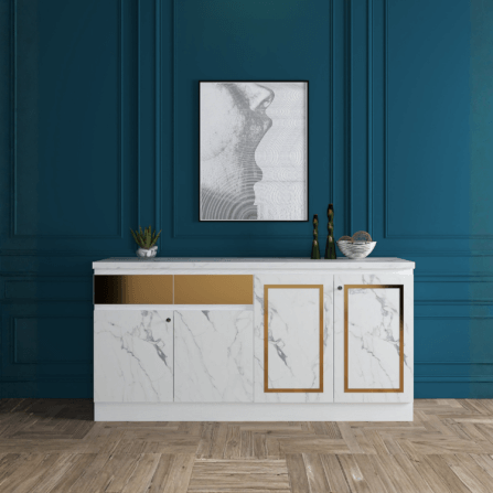 ตู้เตี้ย WISDOM DESIGN FURNITURE รุ่น GCS-161 160 ซม. สีขาว/ซอฟท์มาร์เบิ้ล_3