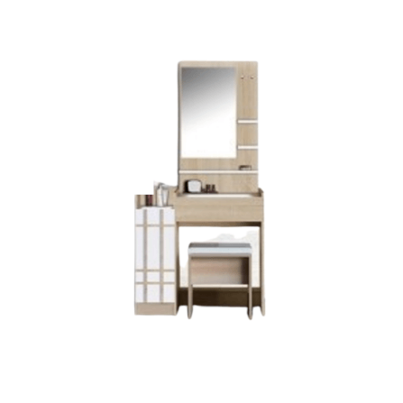 ชุดห้องนอน + ที่นอนสปริง 6 ฟุต WISDOM DESIGN FURNITURE รุ่น NANA-L สีบัตเตอร์/ขาว ลิ้นชักท้ายเตียง_3