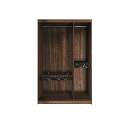 ชุดห้องนอน + ที่นอน 5 ฟุต WISDOM DESIGN FURNITURE รุ่น GALAXY สี วอลนัท/หิน_4