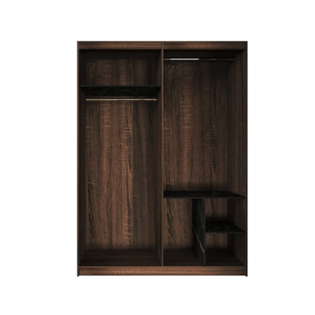 ชุดห้องนอน + ที่นอน 5 ฟุต WISDOM DESIGN FURNITURE รุ่น GALAXY EXTRA สี วอลนัท/หิน_4