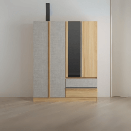 ชุดห้องนอน + ที่นอนสปริง 5 ฟุต WISDOM DESIGN FURNITURE รุ่น TENSHI สีไลท์ยีนส์/แอช_4