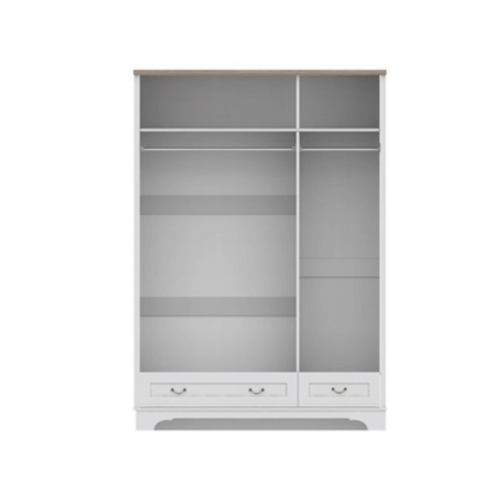 ชุดห้องนอน + ที่นอน PVC 6 ฟุต WISDOM DESIGN FURNITURE รุ่น JASMINE สีเทา/โซลิค_4