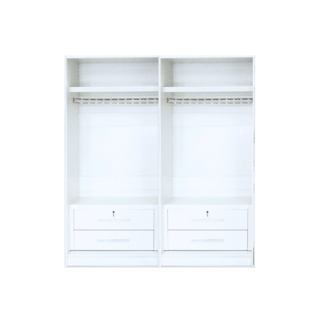 ชุดห้องนอน 6 ฟุต WISDOM DESIGN FURNITURE รุ่น NAKED1 สี ขาว_5