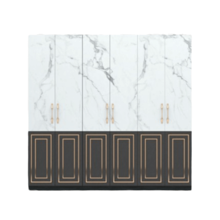 ชุดห้องนอน 5 ฟุต WISDOM DESIGN FURNITURE รุ่น CHARLOTTE สีแอชเกรย์/ซอฟท์มาร์เบิ้ล/ซิลค์_5