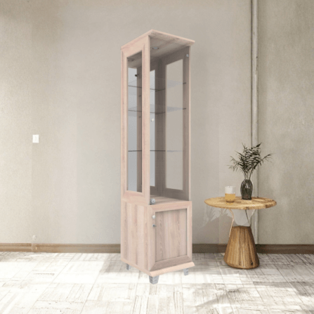 ตู้โชว์กระจก WISDOM DESIGN FURNITURE รุ่น CB-003 40 ซม. สีโซลิค_4