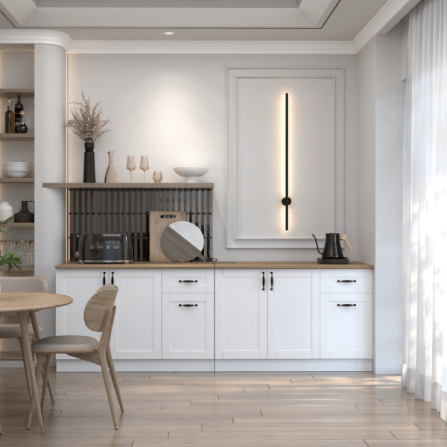 ตู้ตั้งพื้น ท็อปเรียบ WISDOM DESIGN FURNITURE KT-121C 120 ซม. สีขาว/โรม่า_4