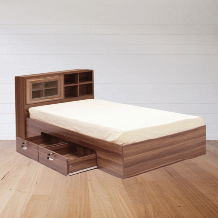 เตียง 3.5 ฟุต WISDOM DESIGN FURNITURE รุ่น DESIGN-D สีวอลนัท_3