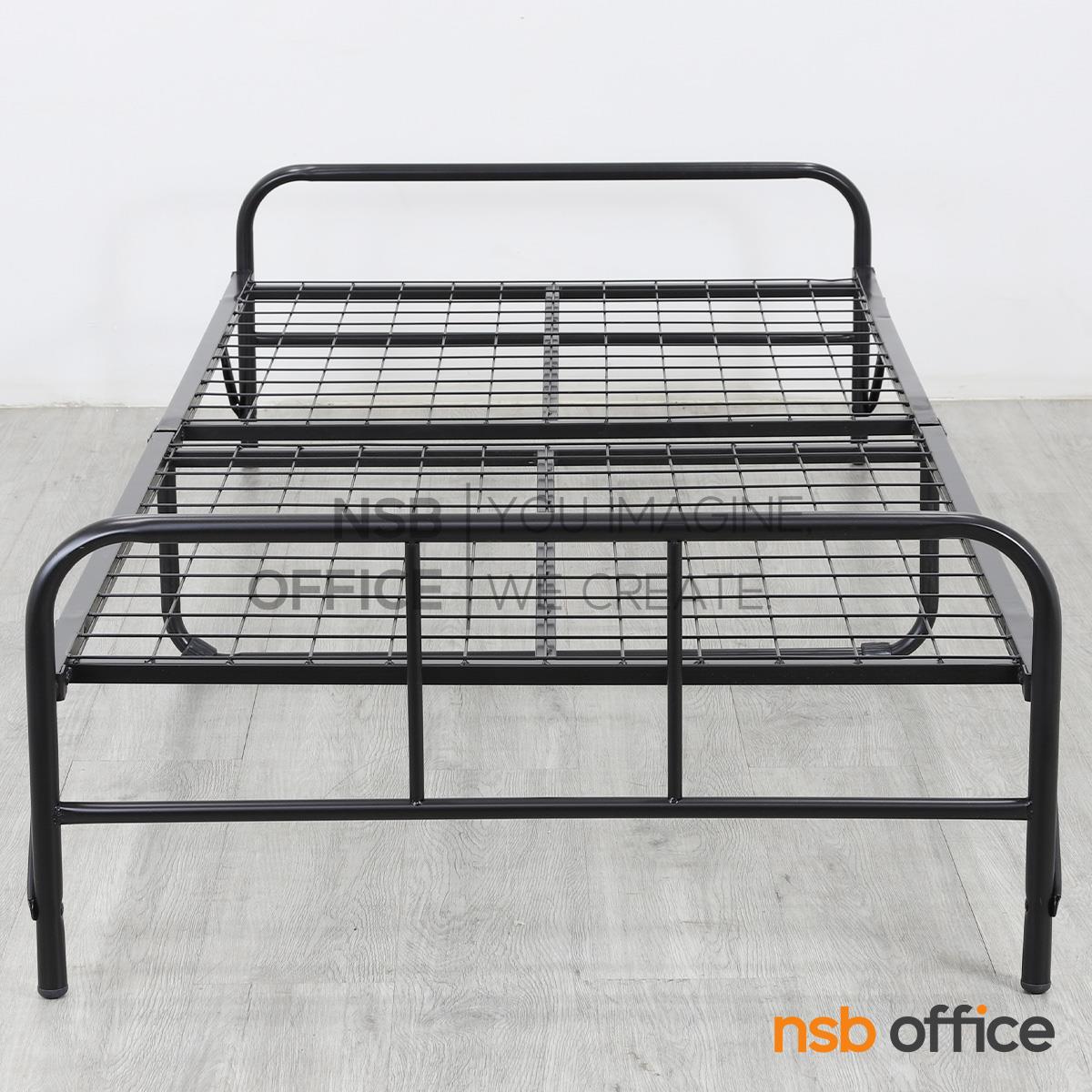 เตียงเหล็กพับได้ NSBOFFICE รุ่น SWEETDREAM สีดำ