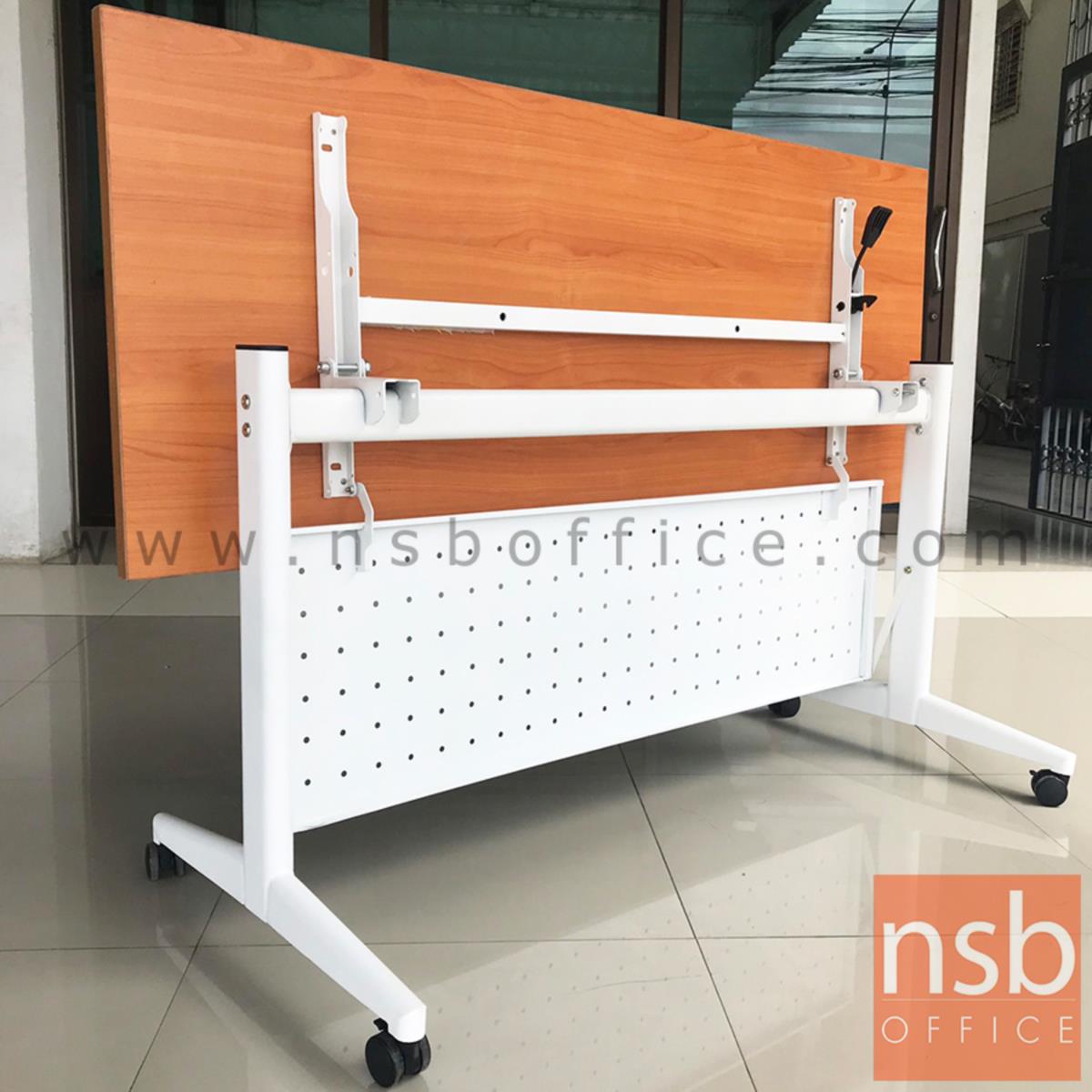 โต๊ะทำงาน NSBOFFICE รุ่น WEAVING 150 CM. พับได้ ล้อเลื่อน_2