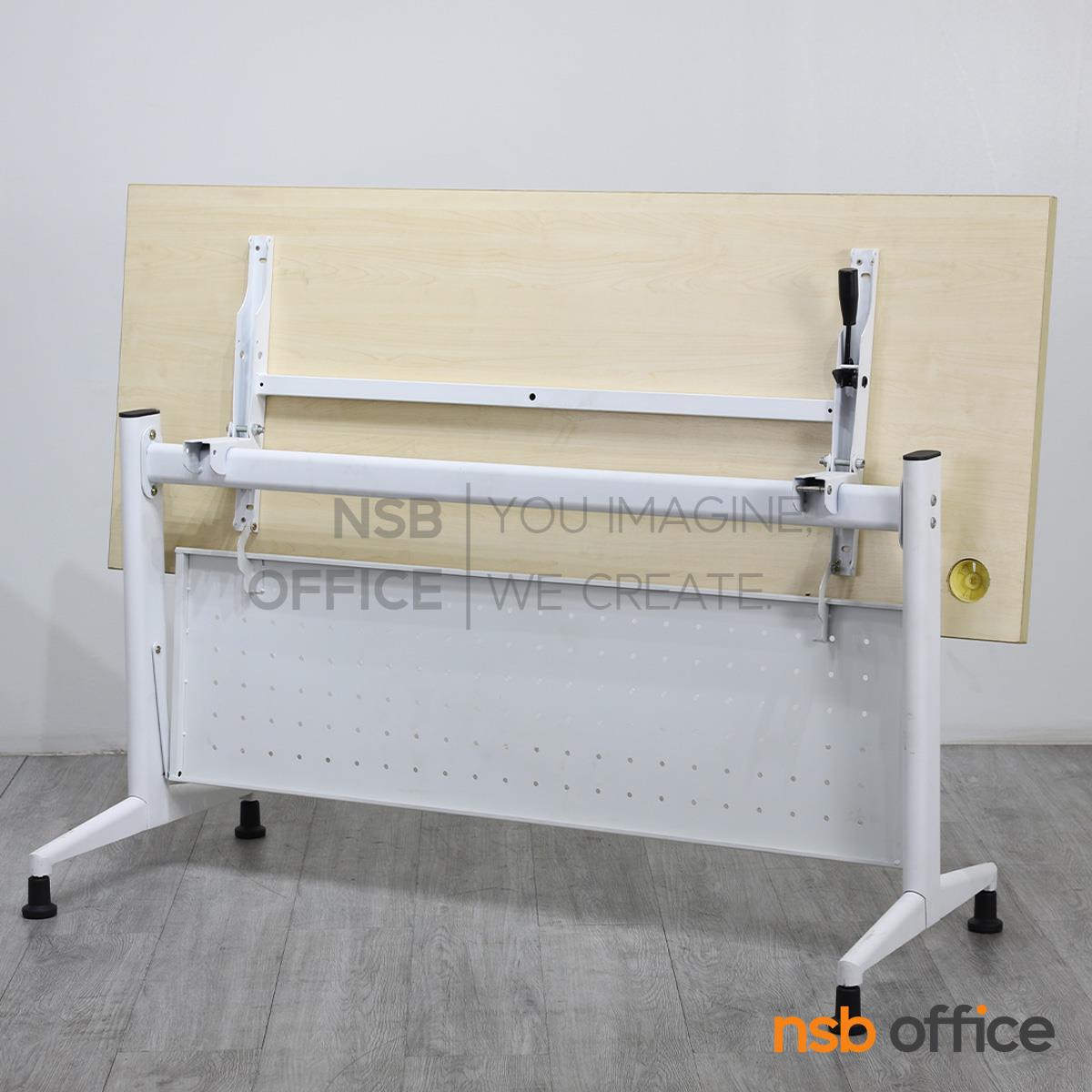 โต๊ะทำงานพับได้ NSBOFFICE รุ่น NAOMI 120 CM. สีขาว_3
