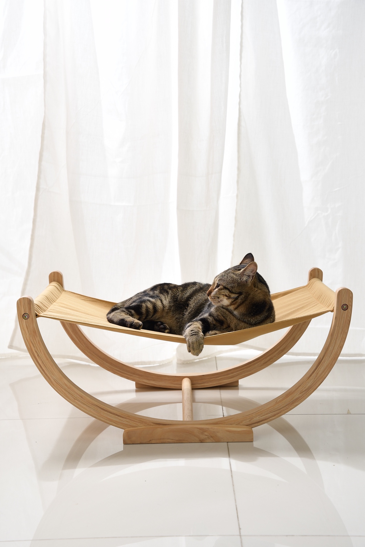เปลนอนสัตว์เลี้ยง PRIMARY รุ่น CAT HAMMOCK 65X40X28 ซม. สีธรรมชาติ_3