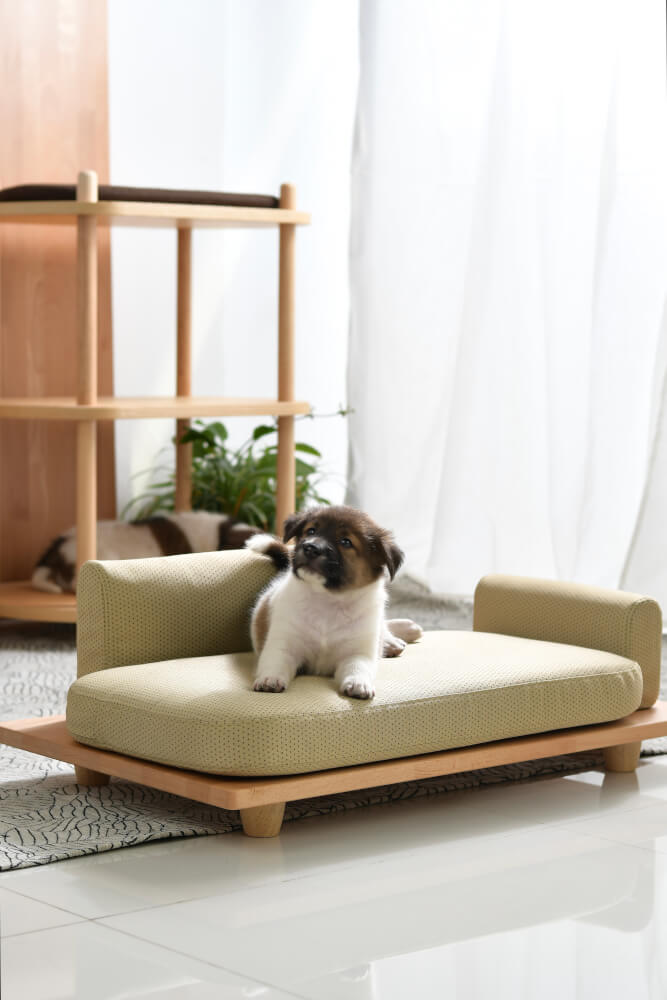 โซฟาสัตว์เลี้ยง PRIMARY รุ่น DOG SOFA ไซต์ L 90X50X25 ซม. สีธรรมชาติ