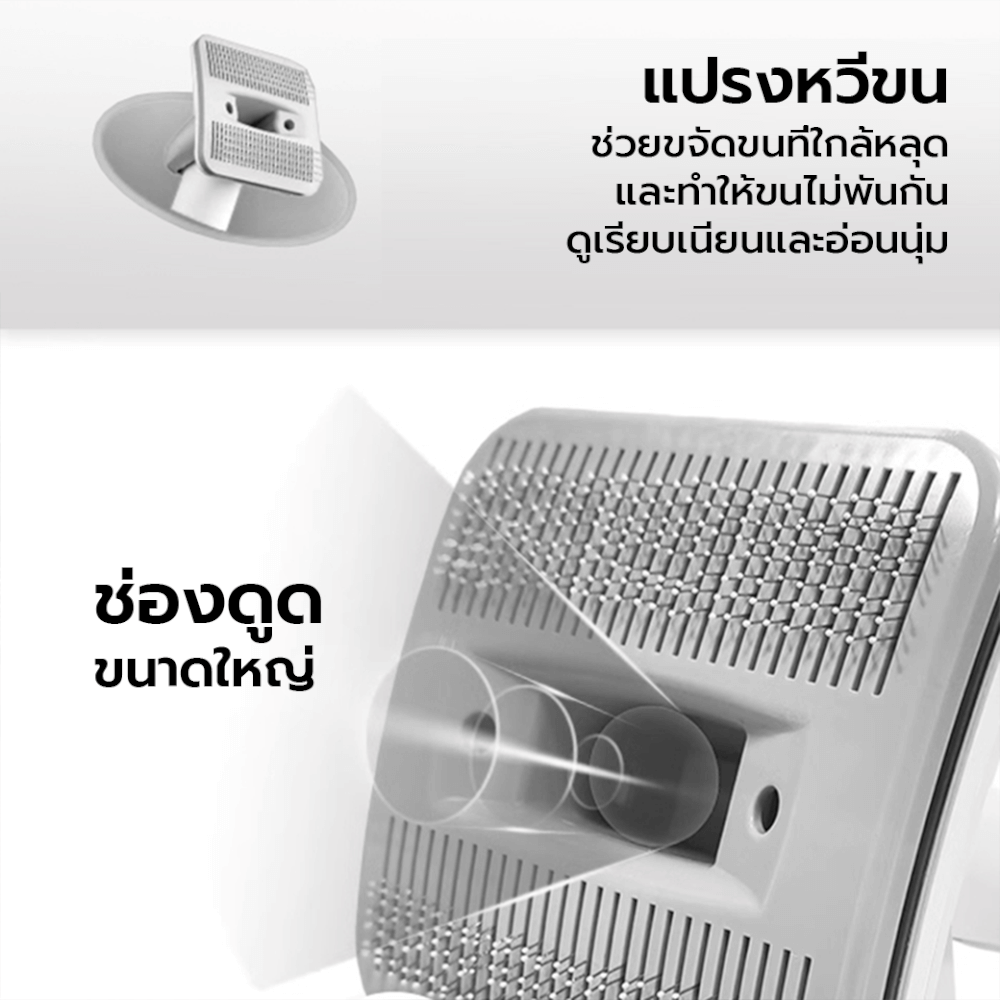 เครื่องตัดแต่งขน AFP PRO PET GROOMING VACUUM พร้อมหัว 7 แบบ หัวตัดขนอุ้งเท้า หัวตะไบเล็บ ปัตตาเลี่ยน กรอง HEPA