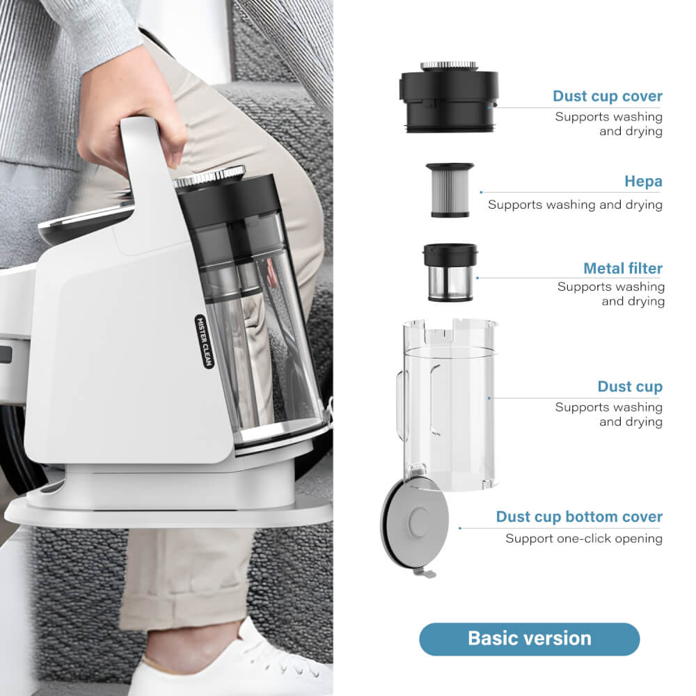 เครื่องตัดขนสัตว์เลี้ยง MC MISTER CLEAN PET PRO พร้อมถังเก็บขน 2 ลิตร มีหัวเปลี่ยนสำหรับทุกความต้องการ