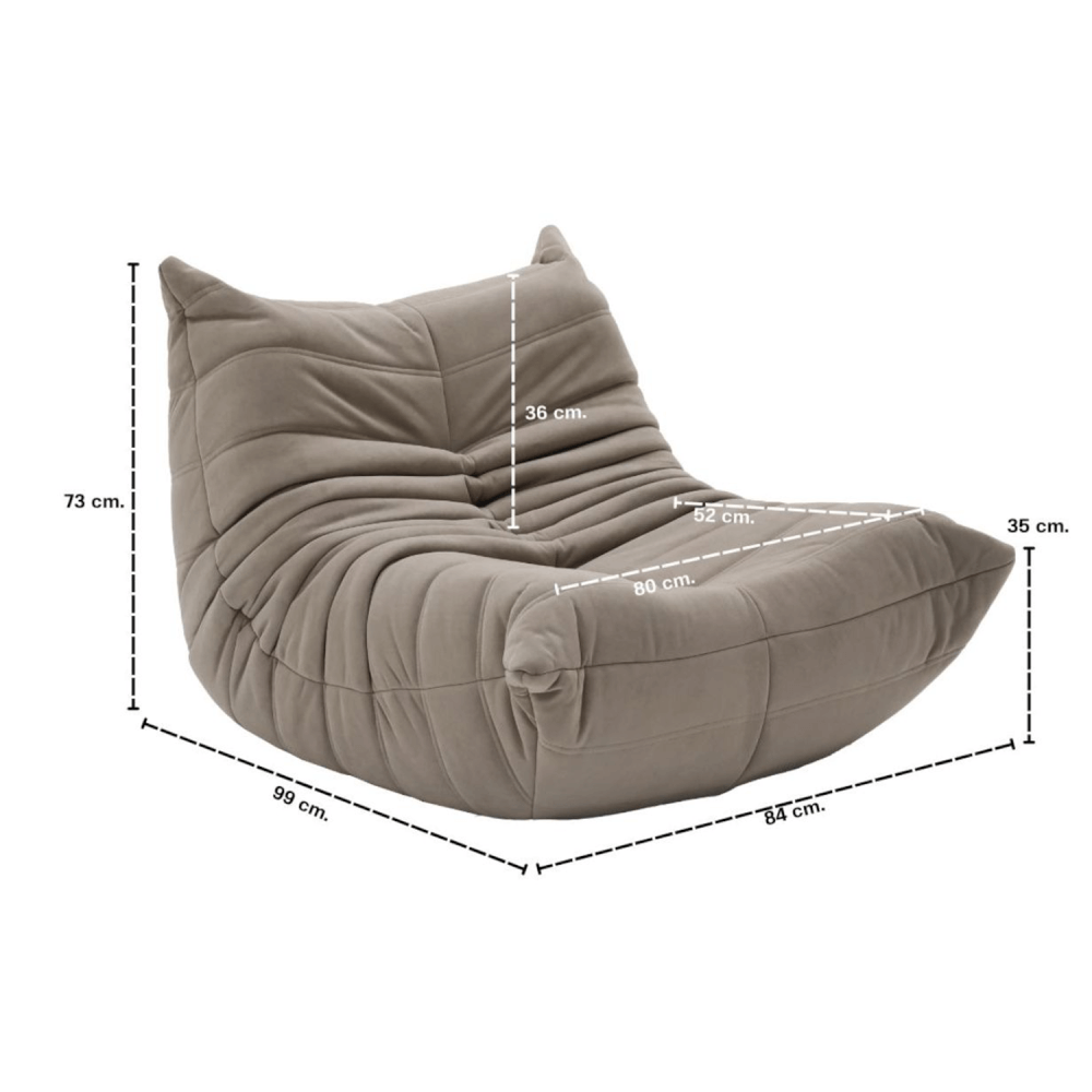 โซฟา STARA SOFT MUFFIN SOFA สีน้ำตาล จัดส่งแบบสูญญากาศ