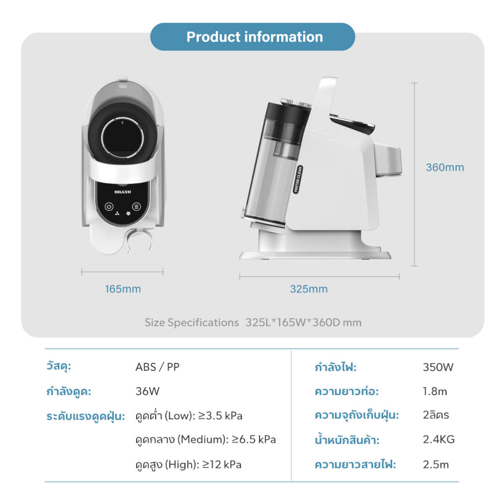 เครื่องตัดขนสัตว์เลี้ยง MC MISTER CLEAN PET PRO พร้อมถังเก็บขน 2 ลิตร มีหัวเปลี่ยนสำหรับทุกความต้องการ