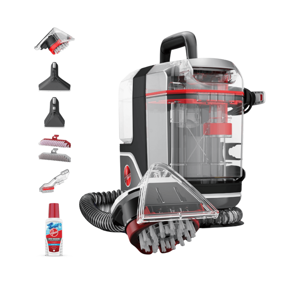 เครื่องขจัดคราบอเนกประสงค์ HOOVER SPOT CLEANER รุ่น CLEANSLATE XL (ทำความสะอาดพรมเบาะ) สีดำ/แดง