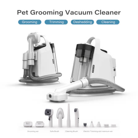 เครื่องตัดขนสัตว์เลี้ยง MC MISTER CLEAN PET PRO พร้อมถังเก็บขน 2 ลิตร มีหัวเปลี่ยนสำหรับทุกความต้องการ_8