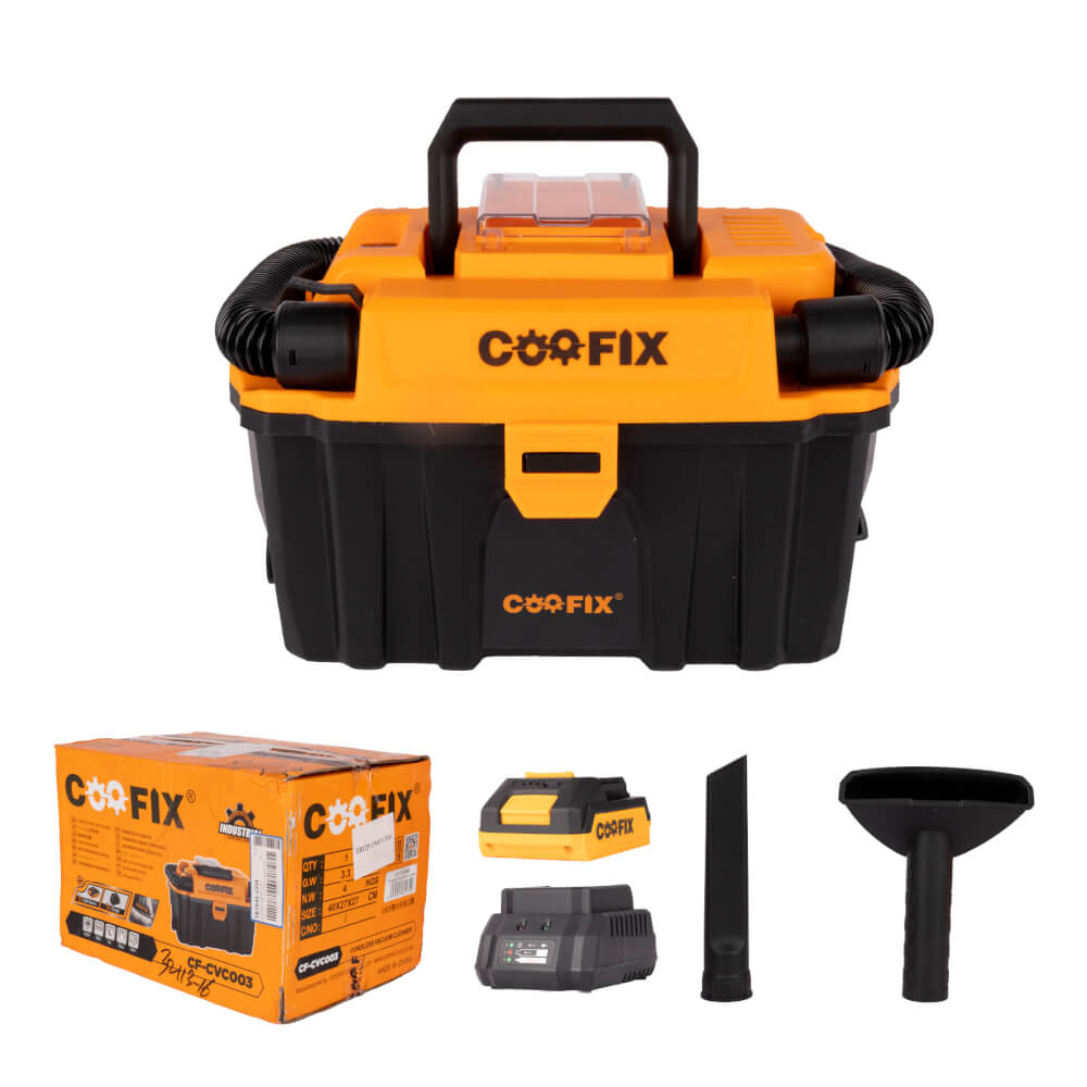 เครื่องดูดฝุ่นไร้สาย (พร้อมแบตเตอรี่) COOFIX รุ่น CF-CVC003 แบตเตอรี่ 20V