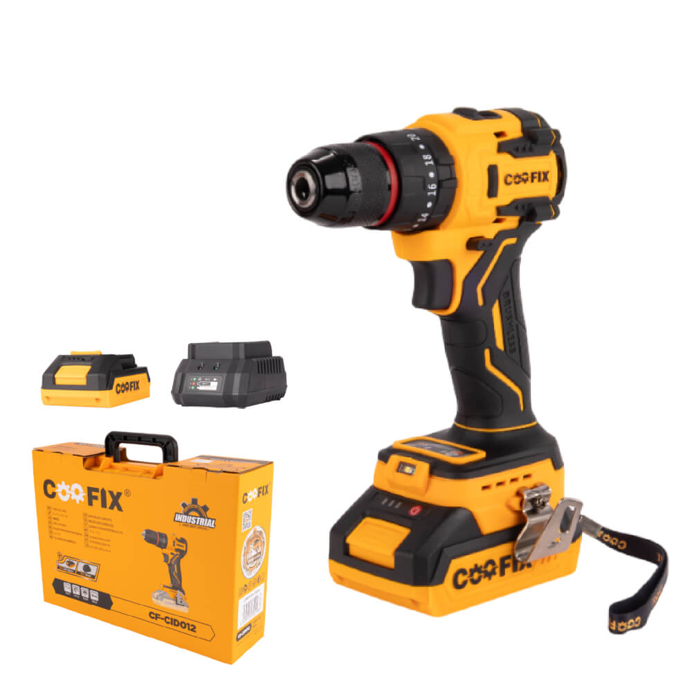 สว่านกระแทกไร้สาย  (พร้อมแบตเตอรี่) COOFIX แบตเตอรี่ 20V รุ่น CF-CID012_0