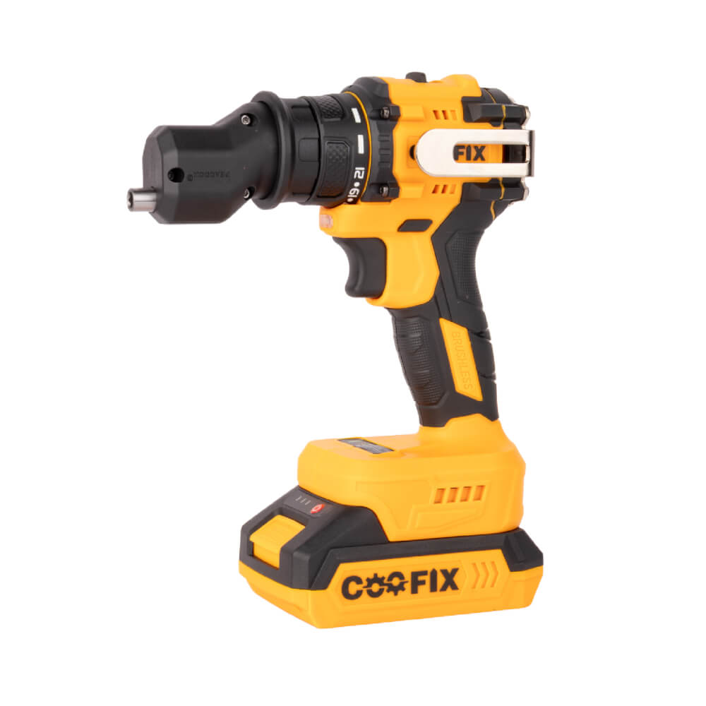 ไขควงกระแทกไร้สาย COOFIX รุ่น CF-CID018 แบตเตอรี่ 20V มีหัวเปลี่ยน 4 หัว