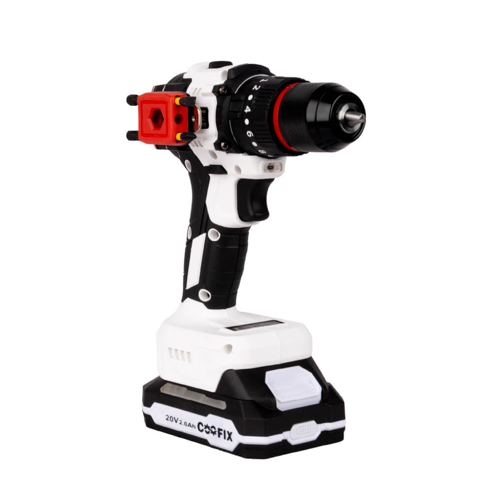 สว่านกระแทกไร้สาย COOFIX รุ่น CF-CID020 สีขาว พร้อมอุปกรณ์ในกล่อง (LIMITED EDITION)_3