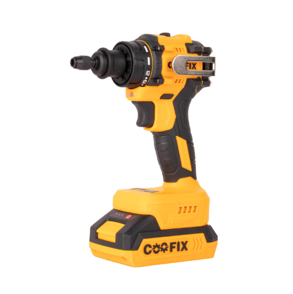 ไขควงกระแทกไร้สาย COOFIX รุ่น CF-CID018 แบตเตอรี่ 20V มีหัวเปลี่ยน 4 หัว