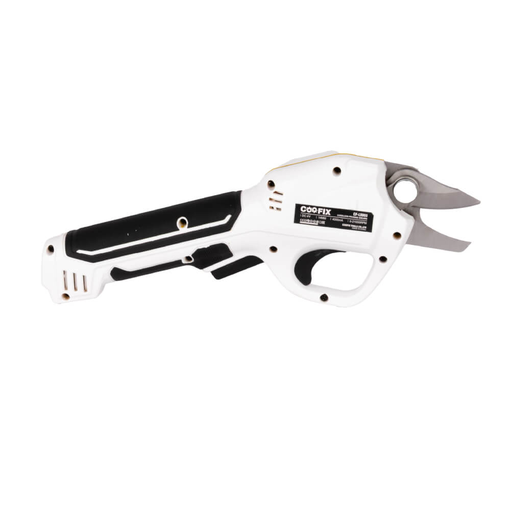 กรรไกรตัดกิ่งไร้สาย (พร้อมแบตเตอรี่) COOFIX รุ่น CF-LS003 4.0โวลต์ ตัดกิ่งไม้ได้สูงสุด 14 ซม. มีระบบเซฟตี้