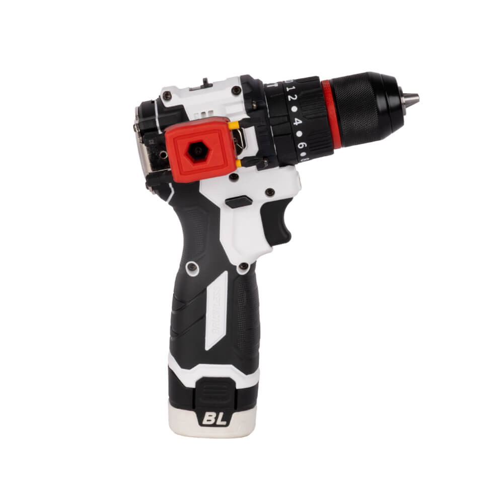 สว่านกระแทกไร้สาย (พร้อมแบตเตอรี่) COOFIX รุ่น CF-CID021C แบตเตอรี่ 16.8V สีขาว พร้อมอุปกรณ์ในกล่อง (LIMITED EDITION)