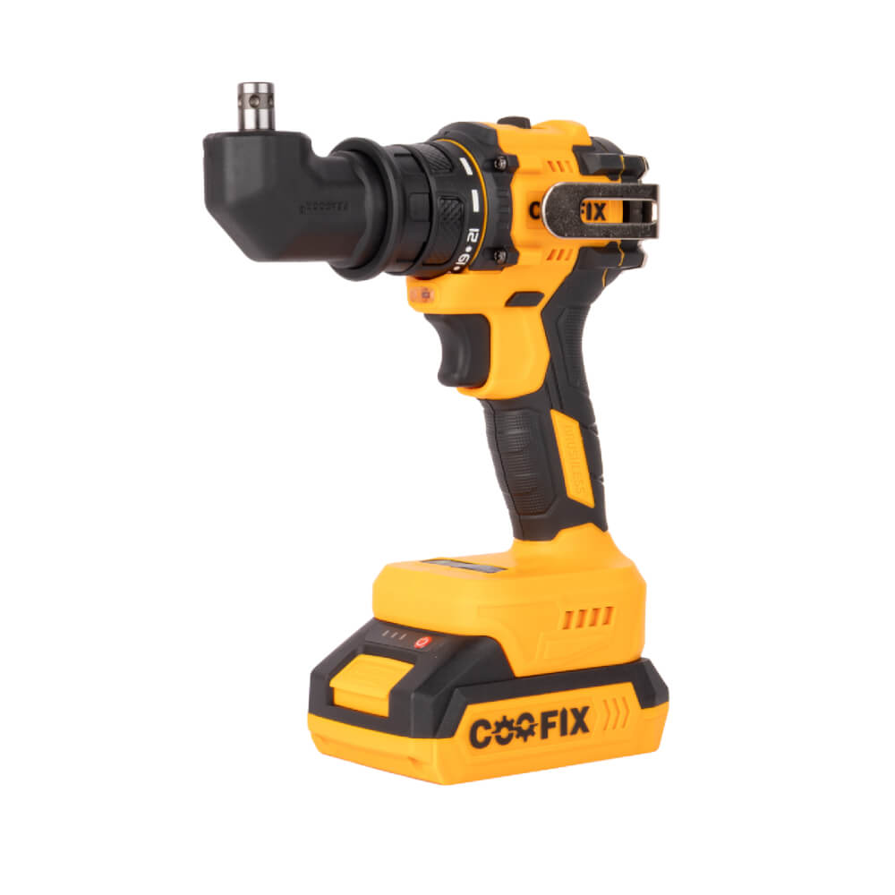 ไขควงกระแทกไร้สาย COOFIX รุ่น CF-CID018 แบตเตอรี่ 20V มีหัวเปลี่ยน 4 หัว