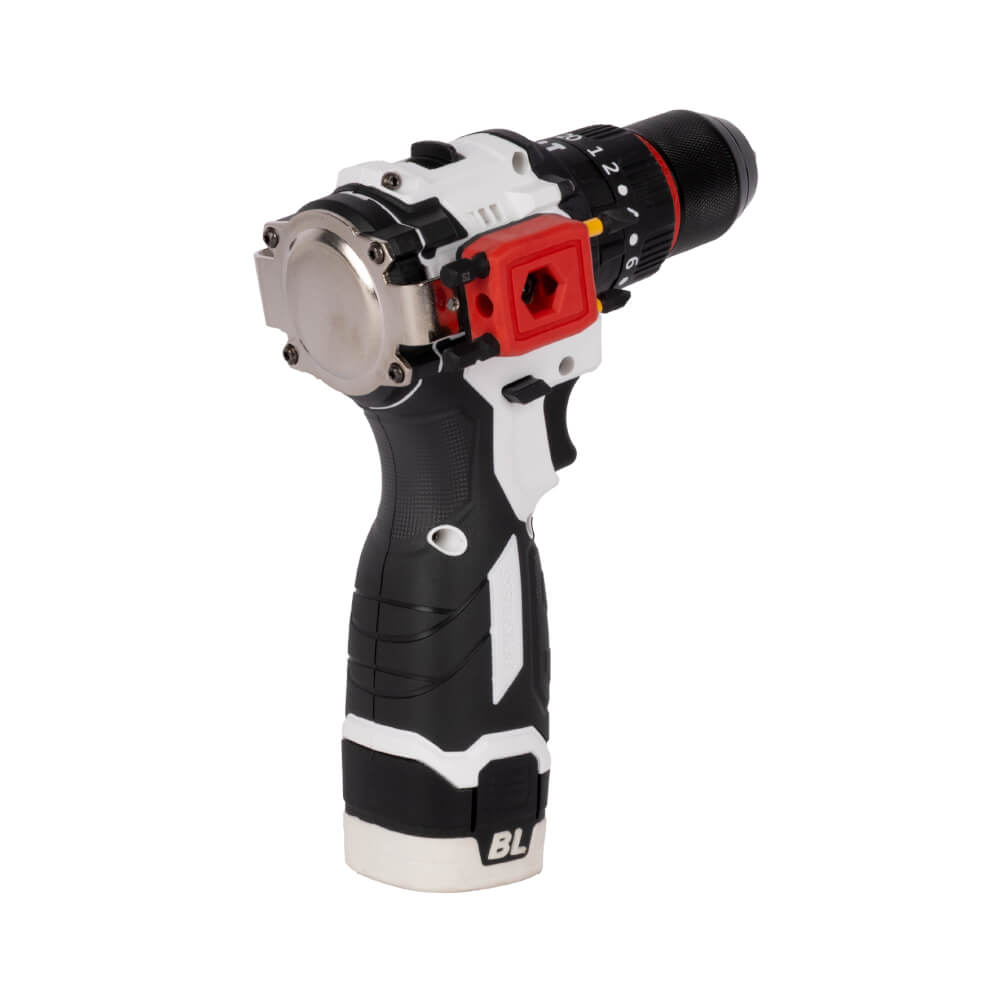 สว่านกระแทกไร้สาย (พร้อมแบตเตอรี่) COOFIX รุ่น CF-CID021C แบตเตอรี่ 16.8V สีขาว พร้อมอุปกรณ์ในกล่อง (LIMITED EDITION)