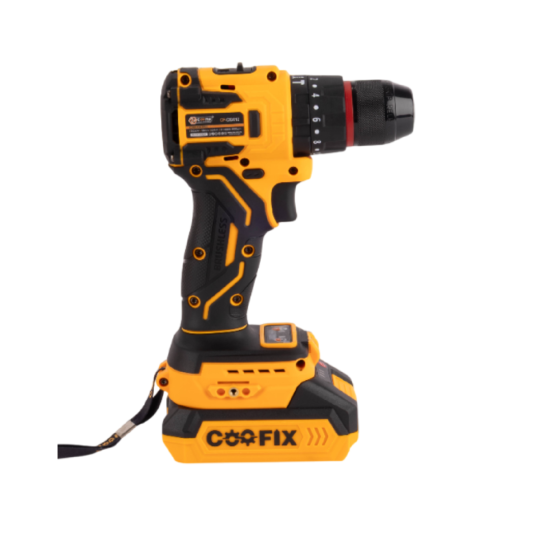 สว่านกระแทกไร้สาย  (พร้อมแบตเตอรี่) COOFIX แบตเตอรี่ 20V รุ่น CF-CID012_2