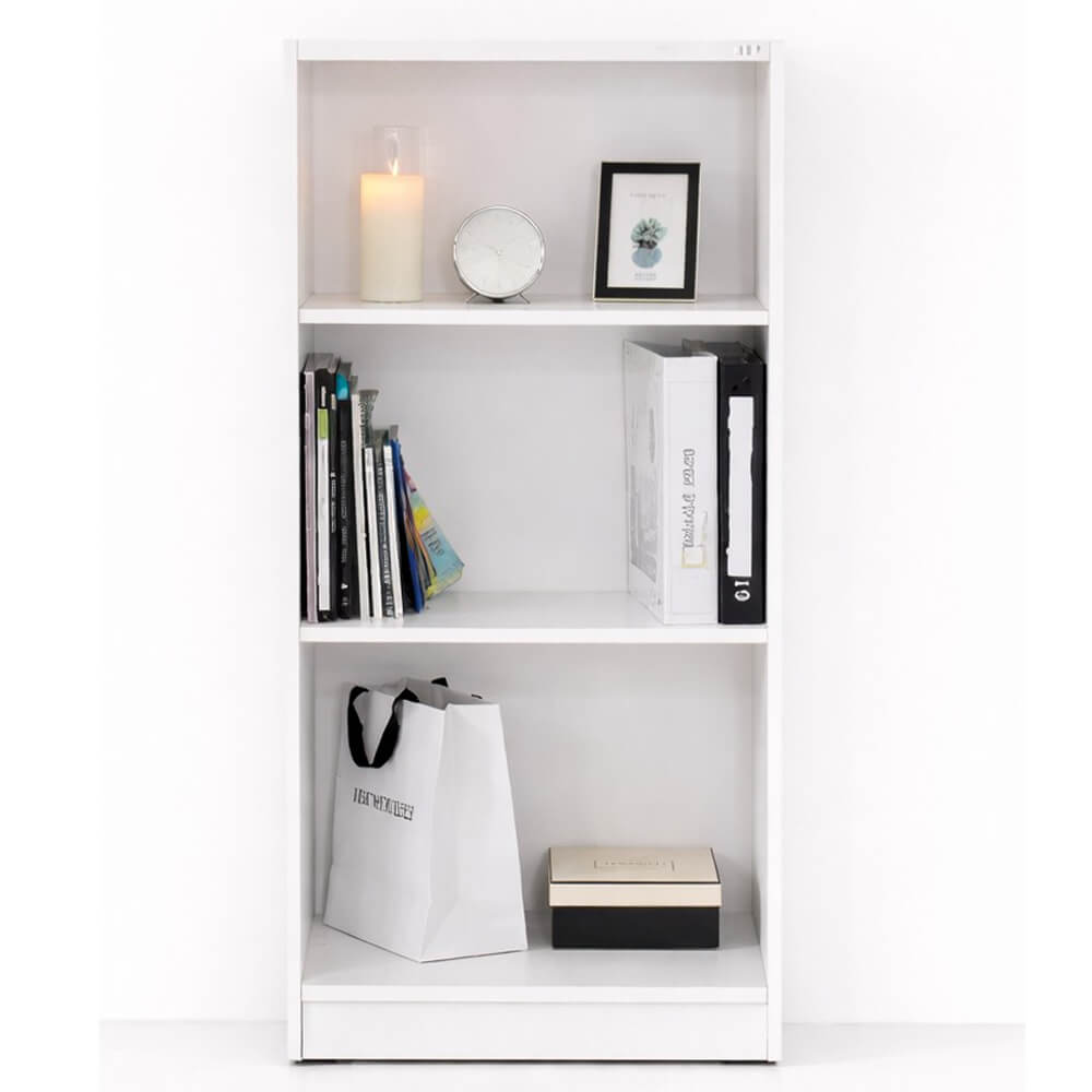 ชั้นวางของทึบ 3 ชั้น PROSPACE FURNITURE KEEPER สีขาว_0