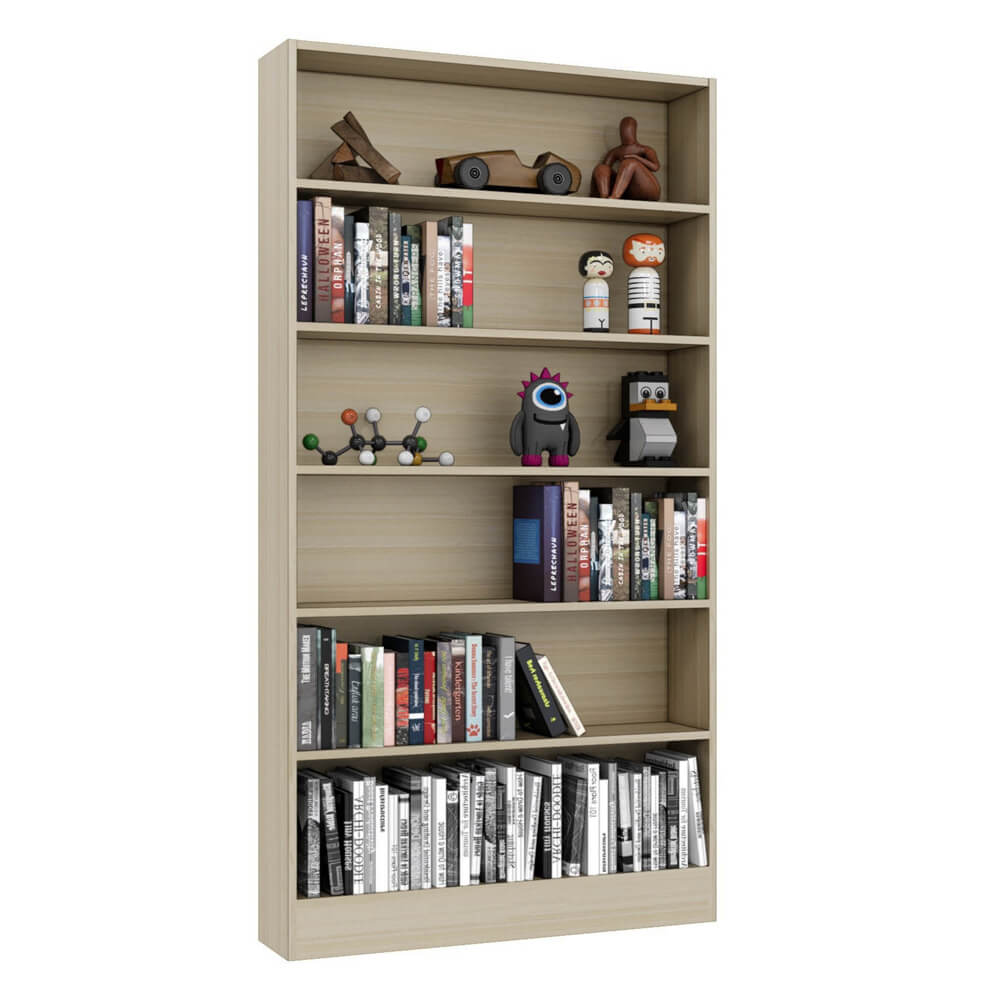 ชั้นวางของ 6 ชั้น PROSPACE FURNITURE รุ่น ANIME ขนาด 80X17X151 ซม. สีสีไวท์เมเปิ้ล_1