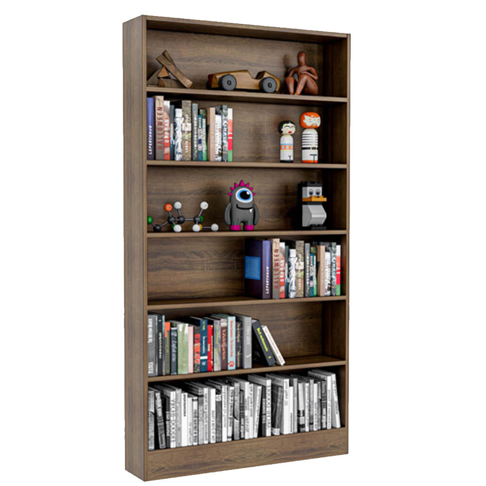 ชั้นวางของ 6 ชั้น PROSPACE FURNITURE รุ่น ANIME ขนาด 80X17X151 ซม. สีมอคค่า_1