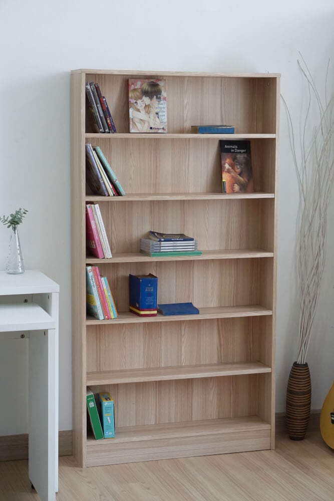 ชั้นวางของ 6 ชั้น PROSPACE FURNITURE รุ่น ANIME ขนาด 80X17X151 ซม. สีสีไวท์เมเปิ้ล_5