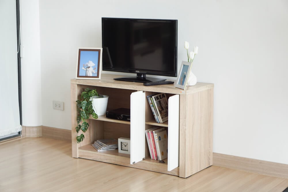 ตู้วางทีวี ชั้นวางทีวี เจสสิก้า PROSPACE FURNITURE สีโซลิด