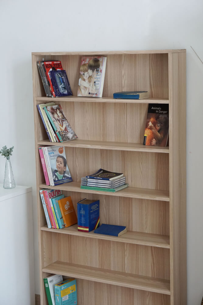 ชั้นวางของ 6 ชั้น PROSPACE FURNITURE รุ่น ANIME ขนาด 80X17X151 ซม. สีสีไวท์เมเปิ้ล_6