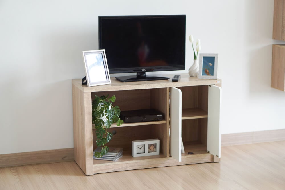 ตู้วางทีวี ชั้นวางทีวี เจสสิก้า PROSPACE FURNITURE สีโซลิด