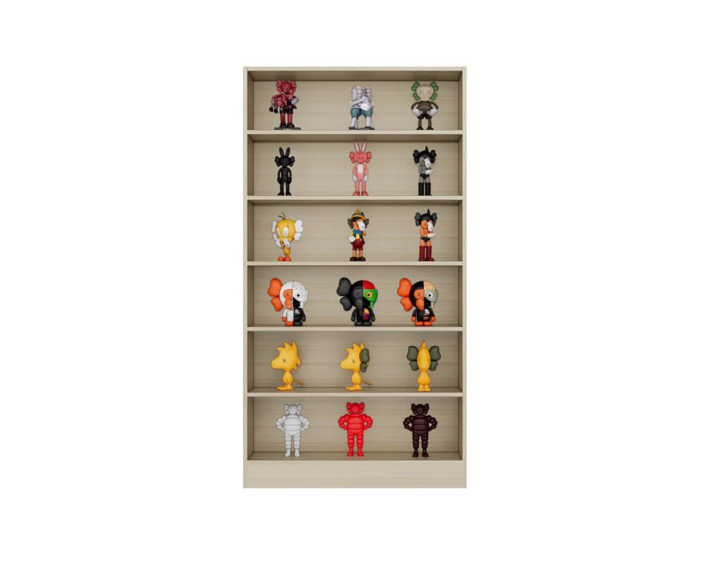 ชั้นวางของ 6 ชั้น PROSPACE FURNITURE รุ่น ANIME ขนาด 80X17X151 ซม. สีสีไวท์เมเปิ้ล_12