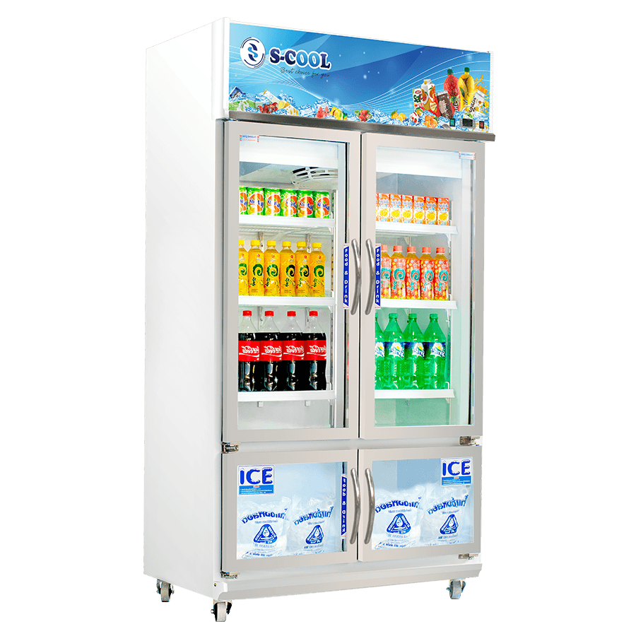 ตู้แช่เครื่องดื่ม 4 ประตู S-COOL SMC114C 23.6 คิว สีขาว_1
