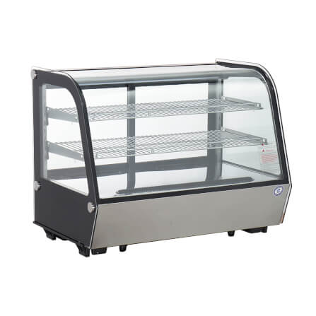 ตู้แช่เค้กเคาน์เตอร์ S-COOL รุ่น RTW-160L-4 กระจกทรงโค้ง_0