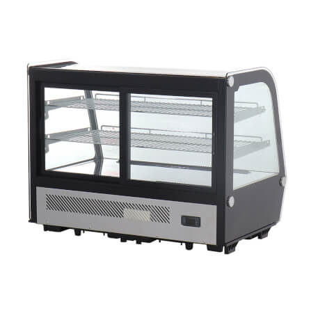 ตู้แช่เค้กเคาน์เตอร์ S-COOL รุ่น RTW-160L-4 กระจกทรงโค้ง_2