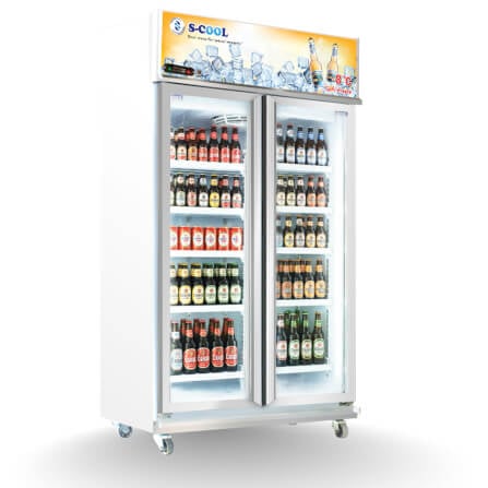 ตู้แช่เครื่องดื่ม 2 ประตู S-COOL SM-112C (-8°C) 24.6คิว สีขาว_2