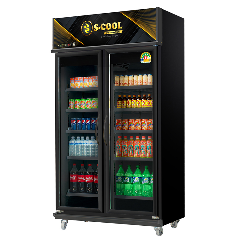 ตู้แช่เครื่องดื่ม 2 ประตู S-COOL SM-HA112C-V4-BB 27.6คิว สีดำ (พรีออเดอร์ 7-10 วัน)_4