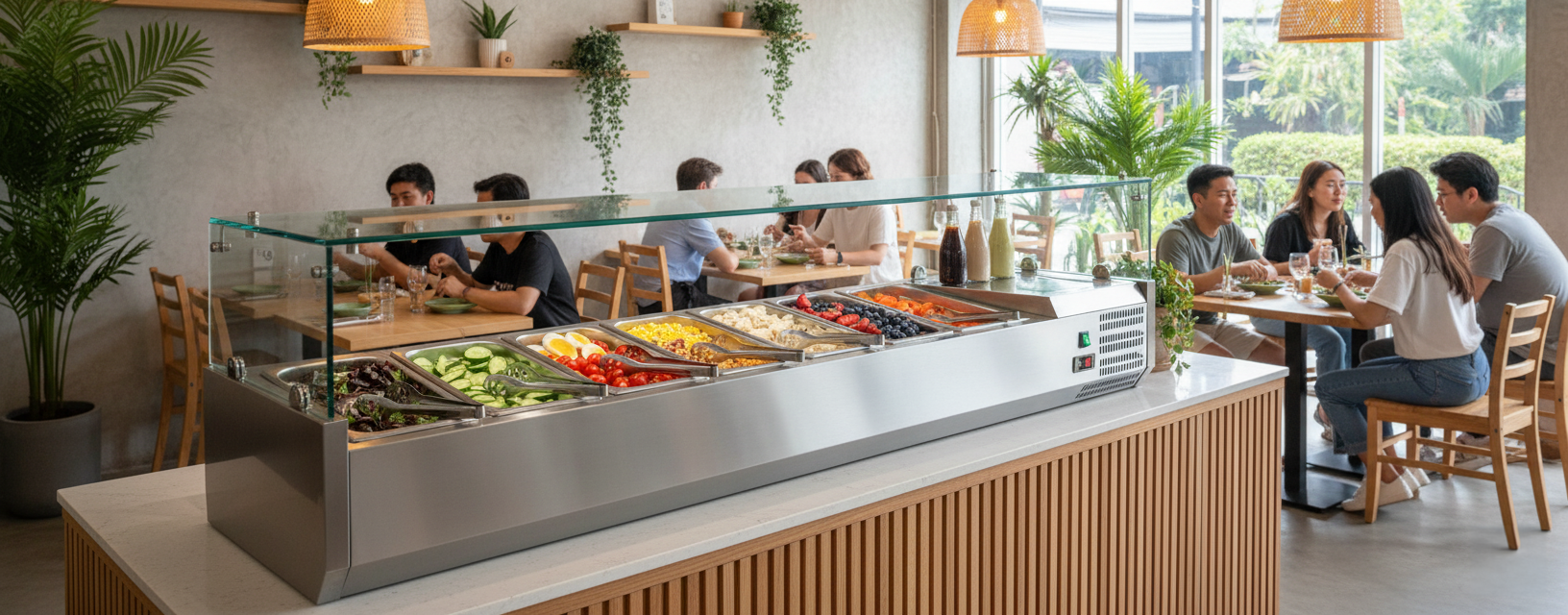 ตู้แช่สลัดบาร์ 6 ถาด S-COOL VRX1500_4