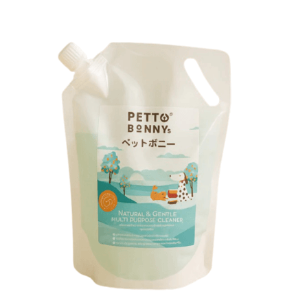 ถุงเติมรีฟิลน้ำยาทำความสะอาดอเนกประสงค์ PETTO BONNYS สูตรเข้มข้น กลิ่นเปปเปอร์มินต์และส้ม 600 มล._0