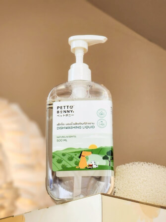 น้ำยาล้างจานสัตว์เลี้ยง PETTO BONNYS สูตรอ่อนโยน 500 มล.รีฟีล_4