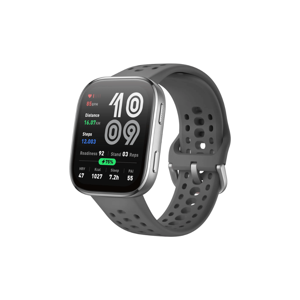 สมาร์ทวอทช์ AMAZFIT BIP 6 หน้าจอ 1.97" AMOLED สี CHARCOAL