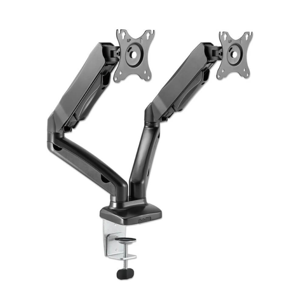 แขนจับจอมอนิเตอร์ MANHATTAN แบบ DUAL DESK รองรับขนาดจอ 17-32 นิ้ว